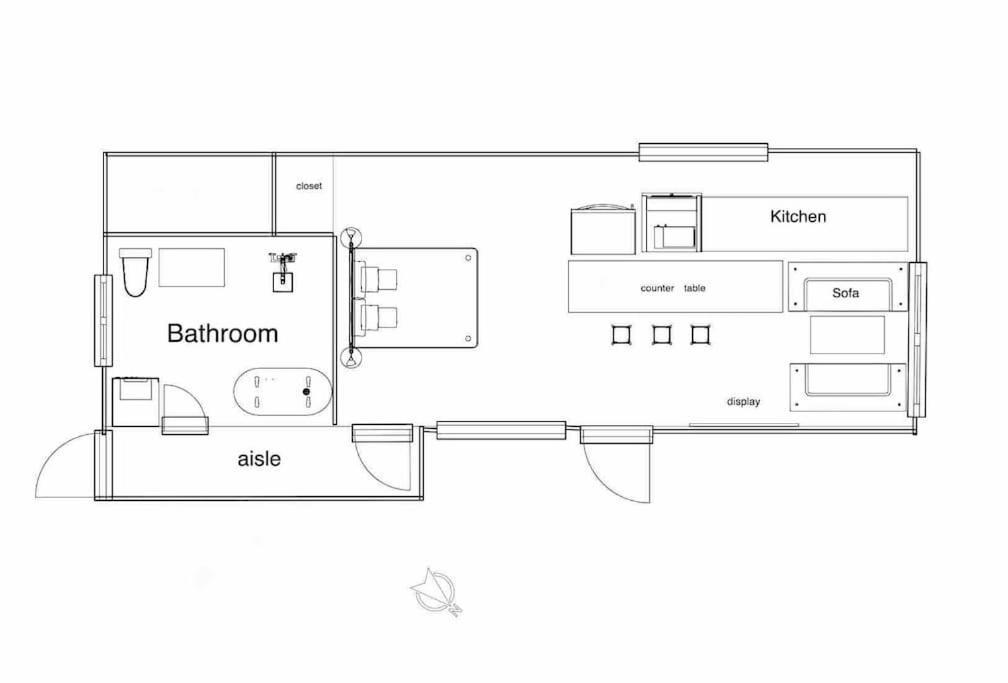 Hacobune Tinyhouse Onna Ngoại thất bức ảnh